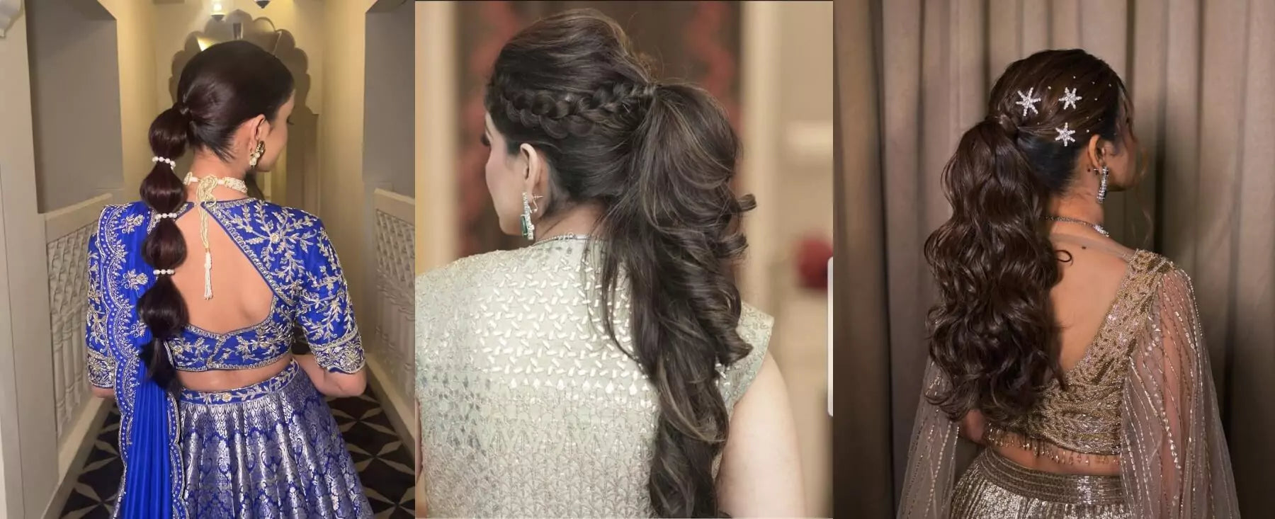 pony hairstyle for wedding