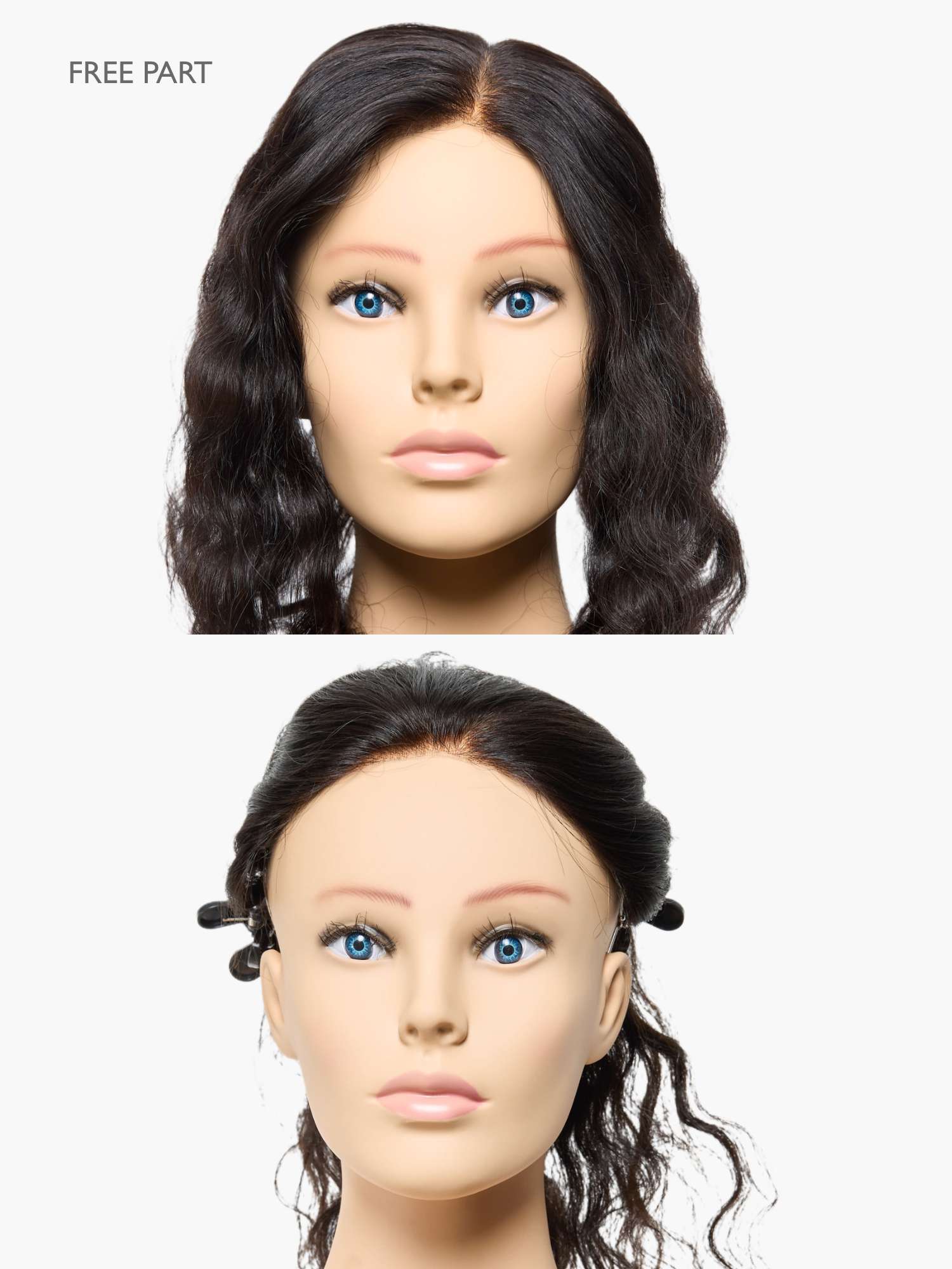 Receding Hairline Topper- Curly