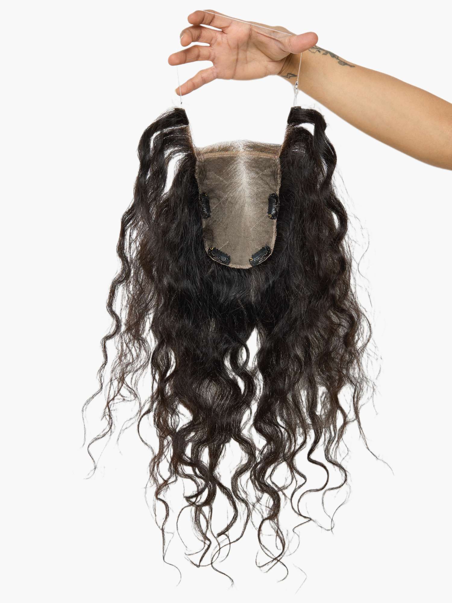 Receding Hairline Topper- Curly