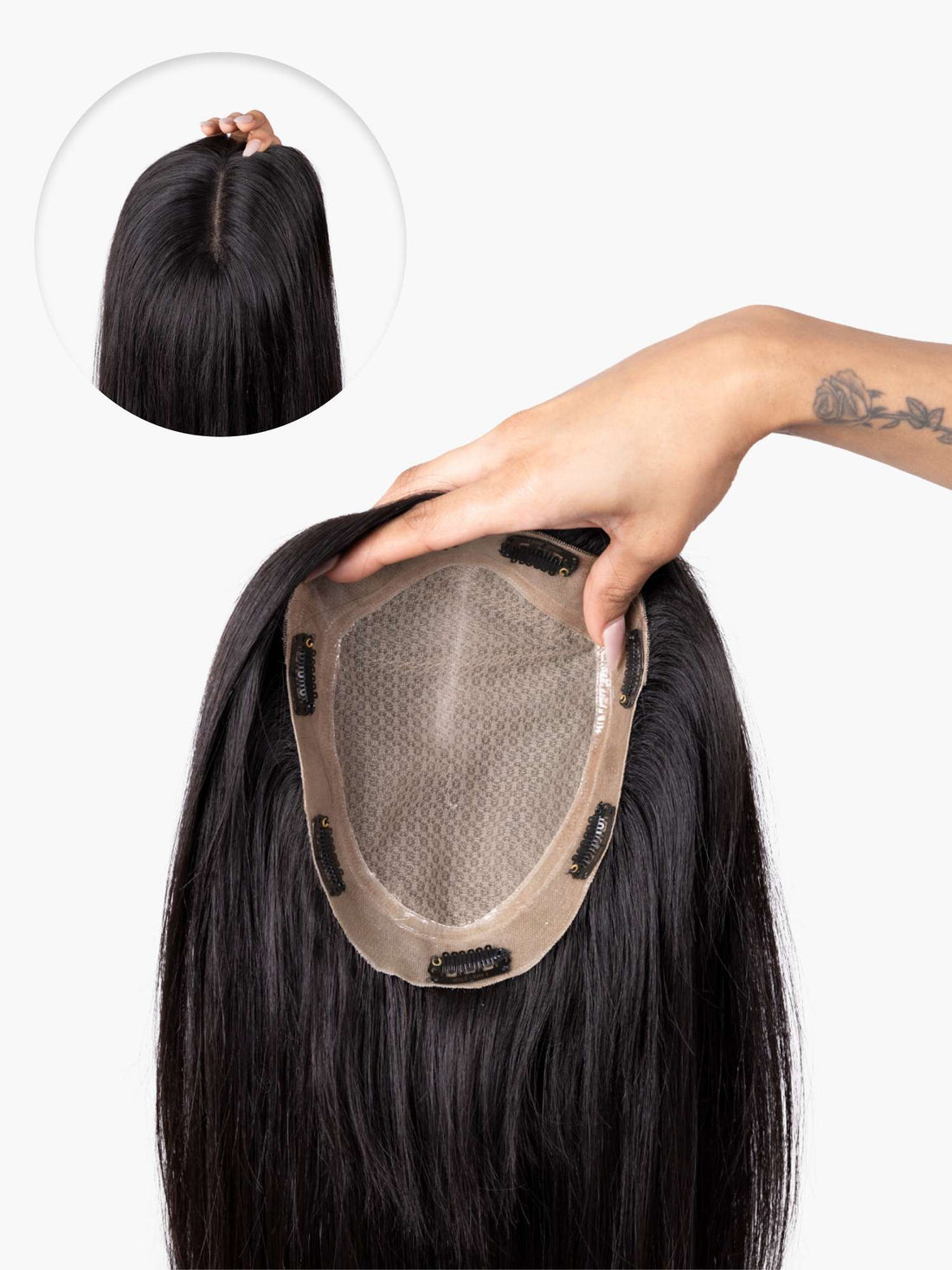 Lace crown topper size 6x8