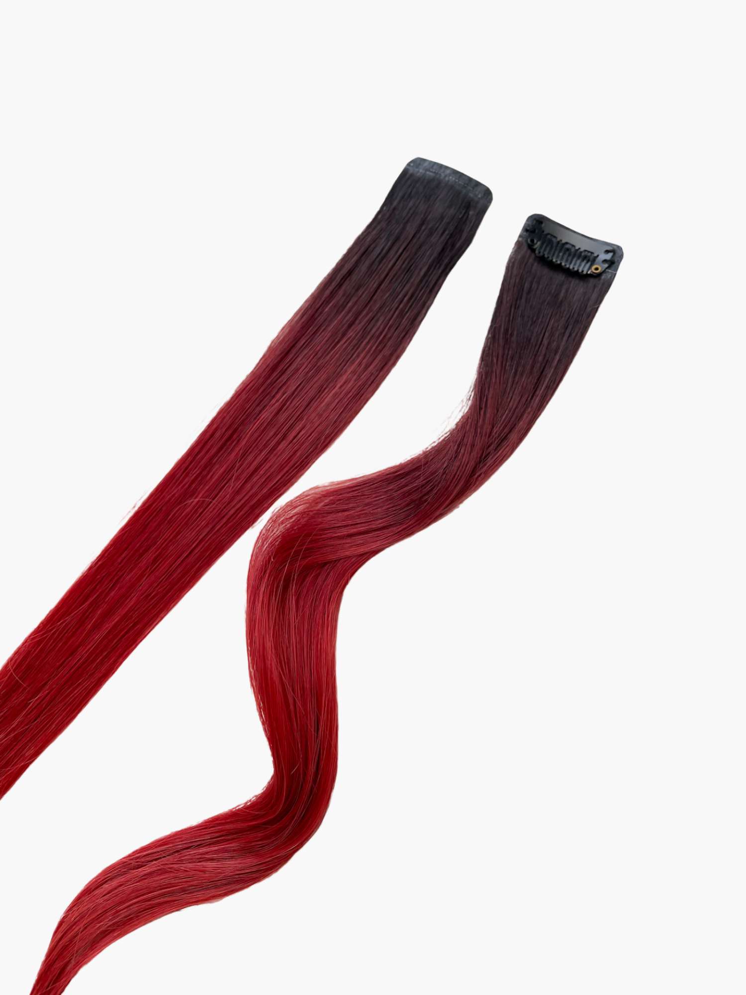 Ombré Bright Red Streaks