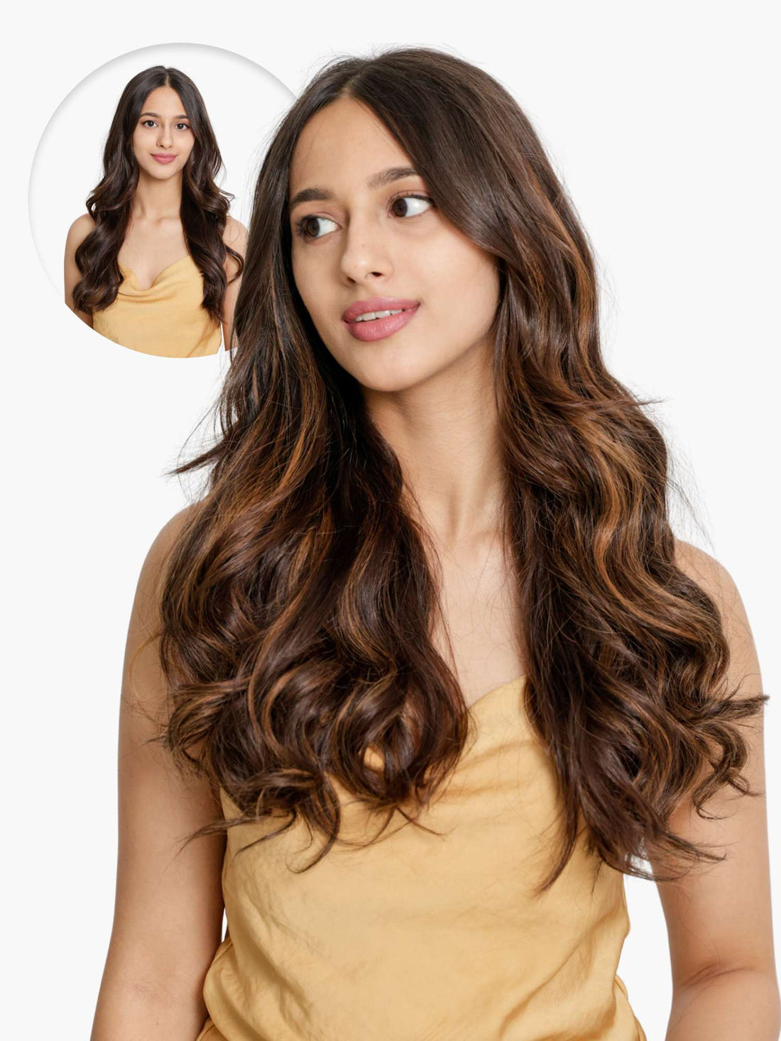 Bronze Balayage - Seamless 3 Set Clip-in Extensions