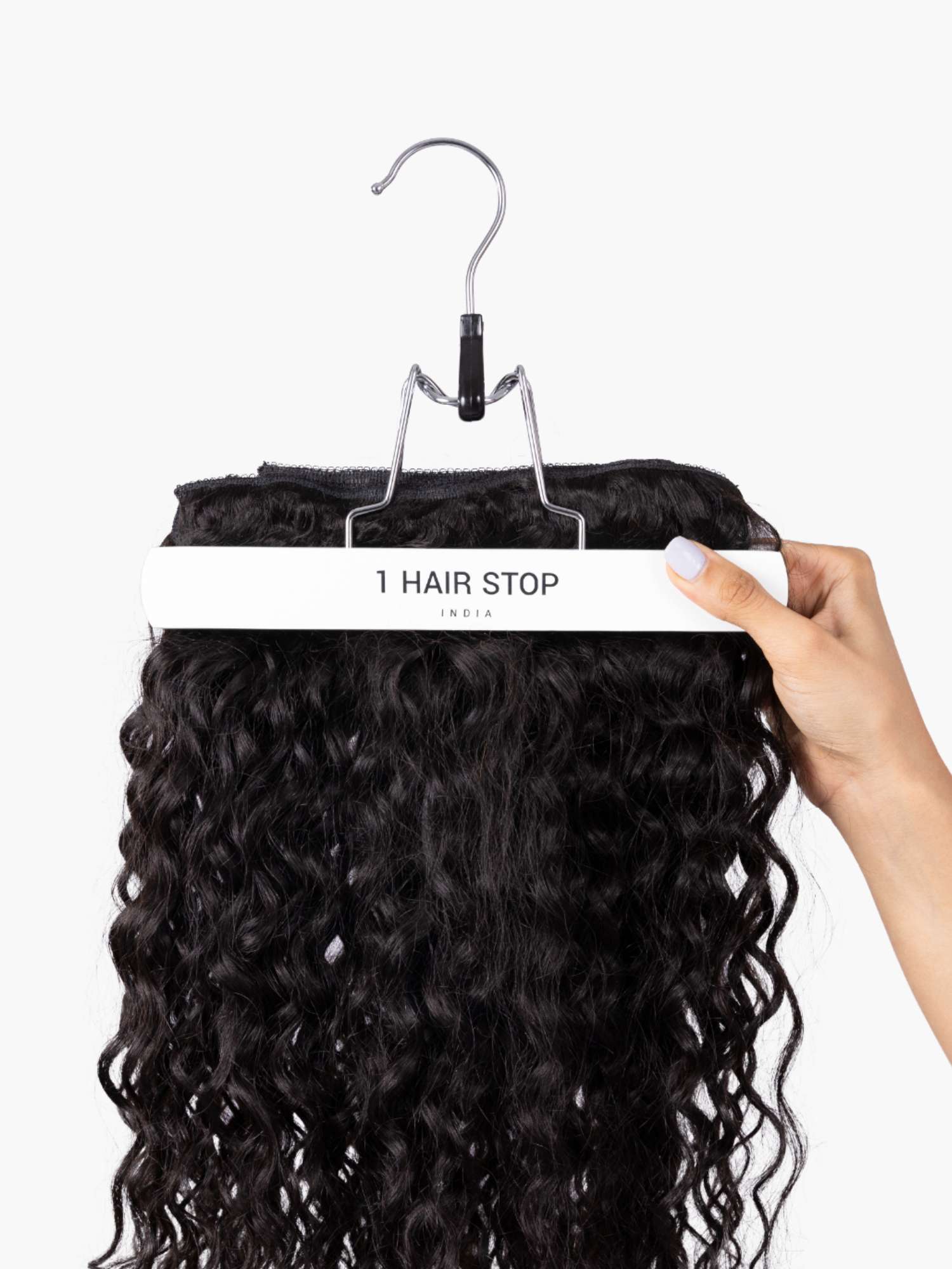 Curly-7 set clip-in hair extensions