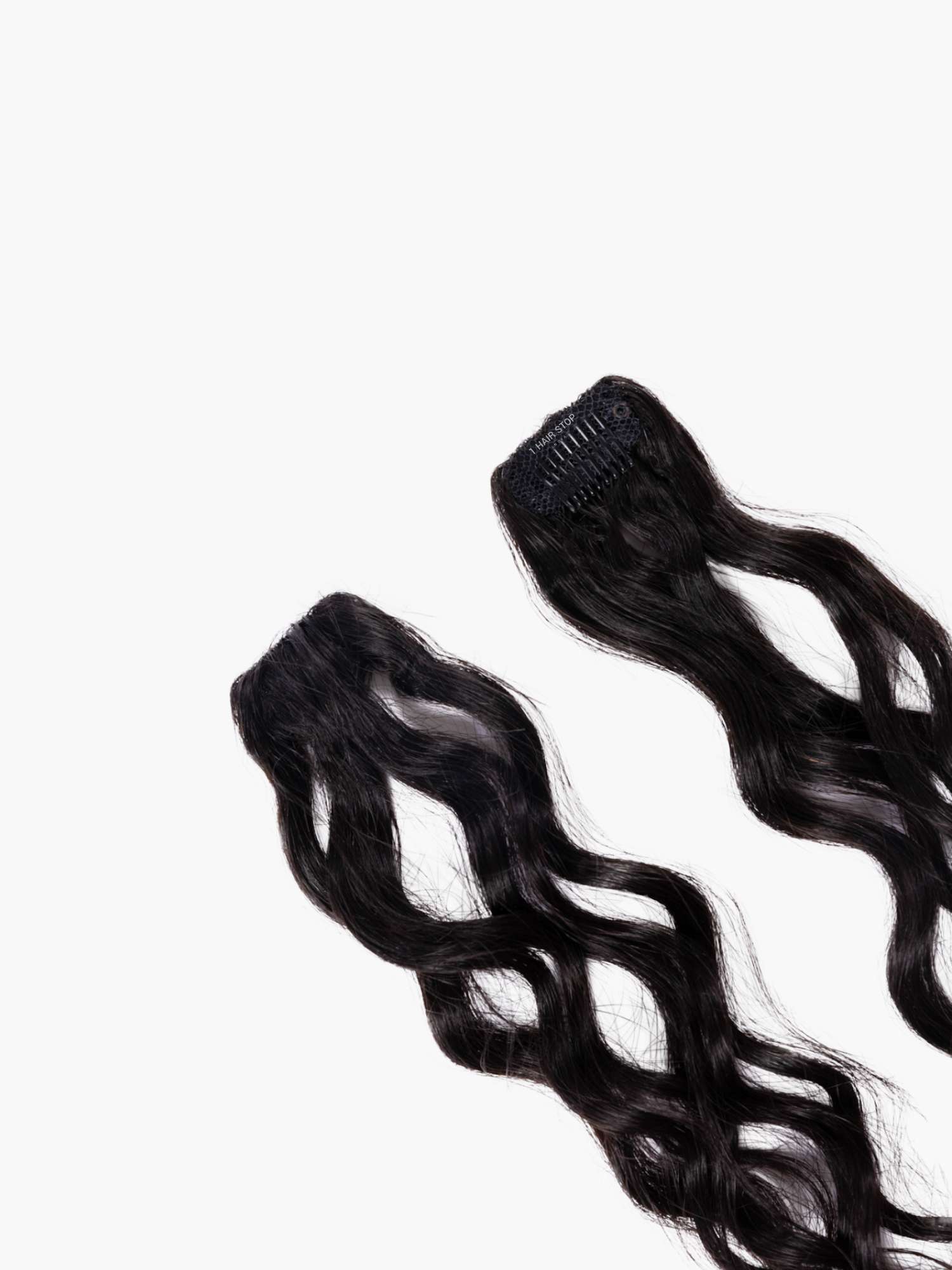 Invisible curly hair patch