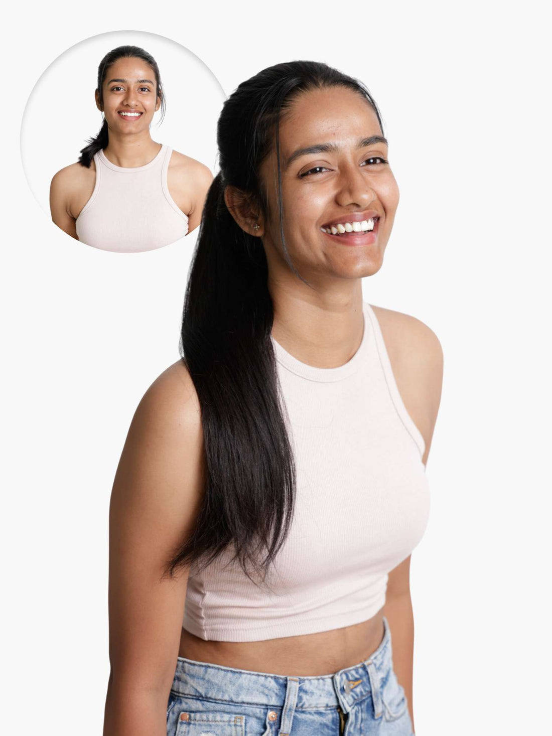 Wrap around ponytail extensions