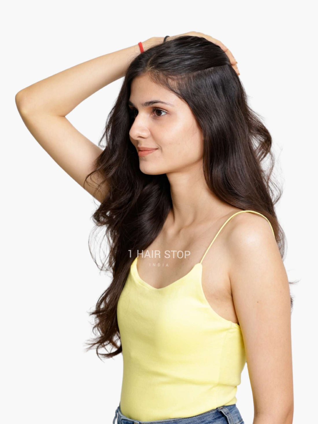 Invisible straight push up hair patch