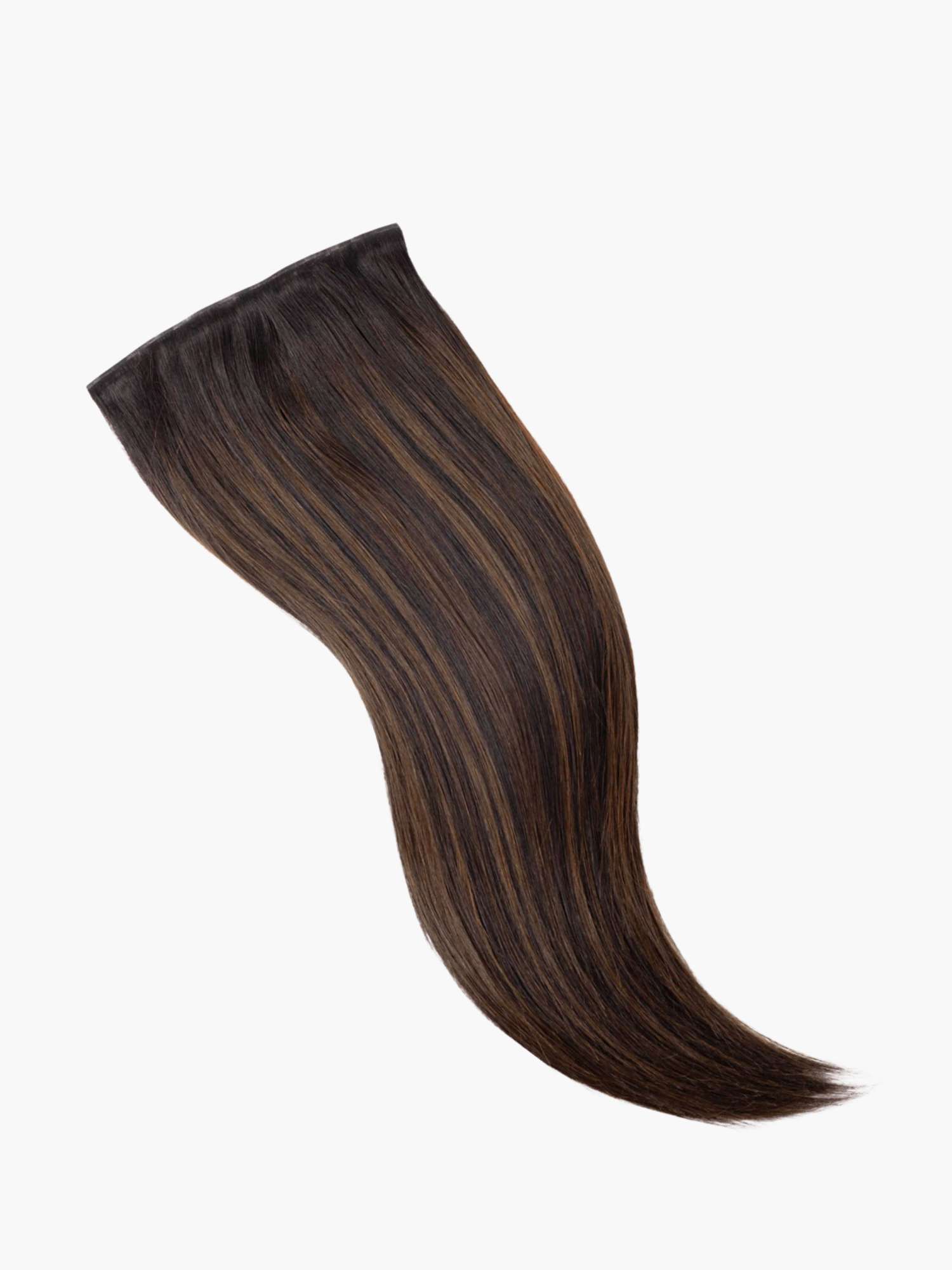 3 set ash brown balayage clip-in extensions