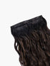 3 set ash brown balayage clip-in extensions