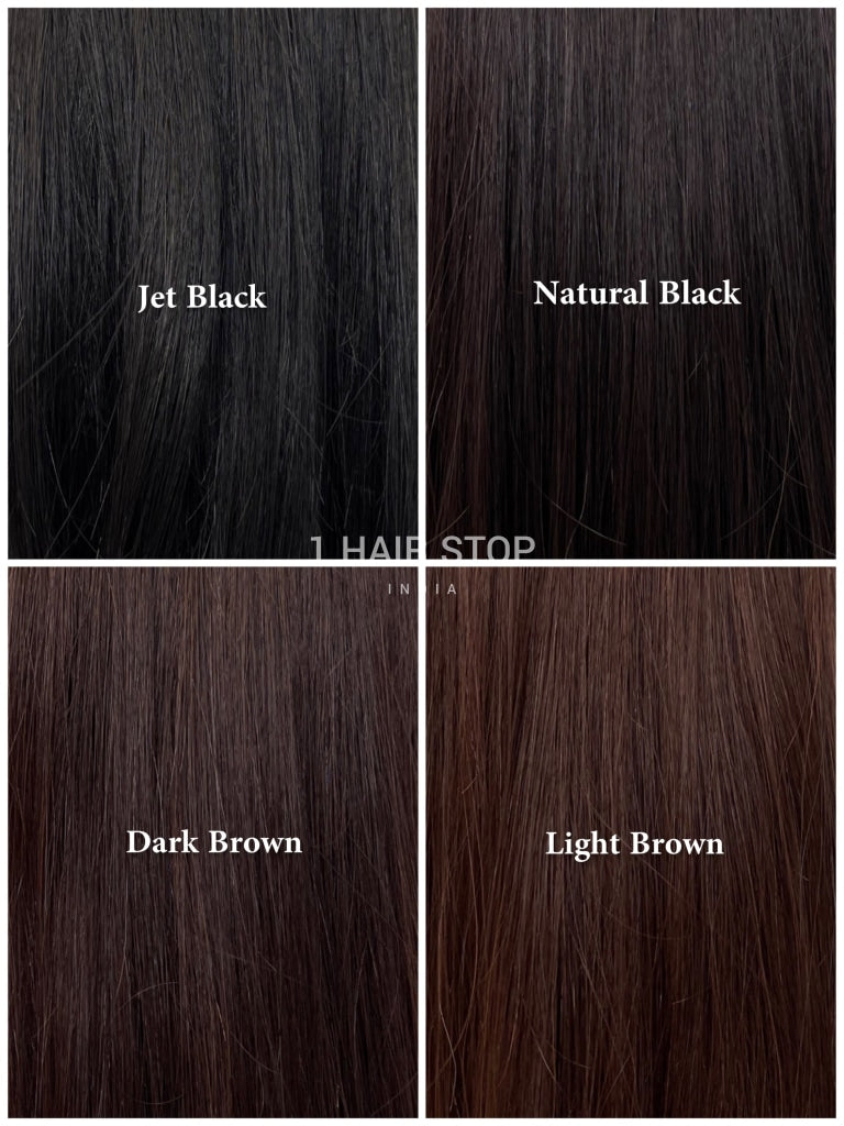 Straight 7 set clip-in hair extensions