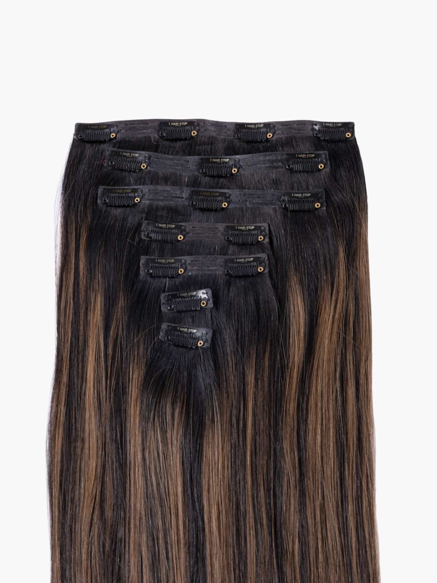 Ash Blonde Balayage 7 Set Clip-in Extensions