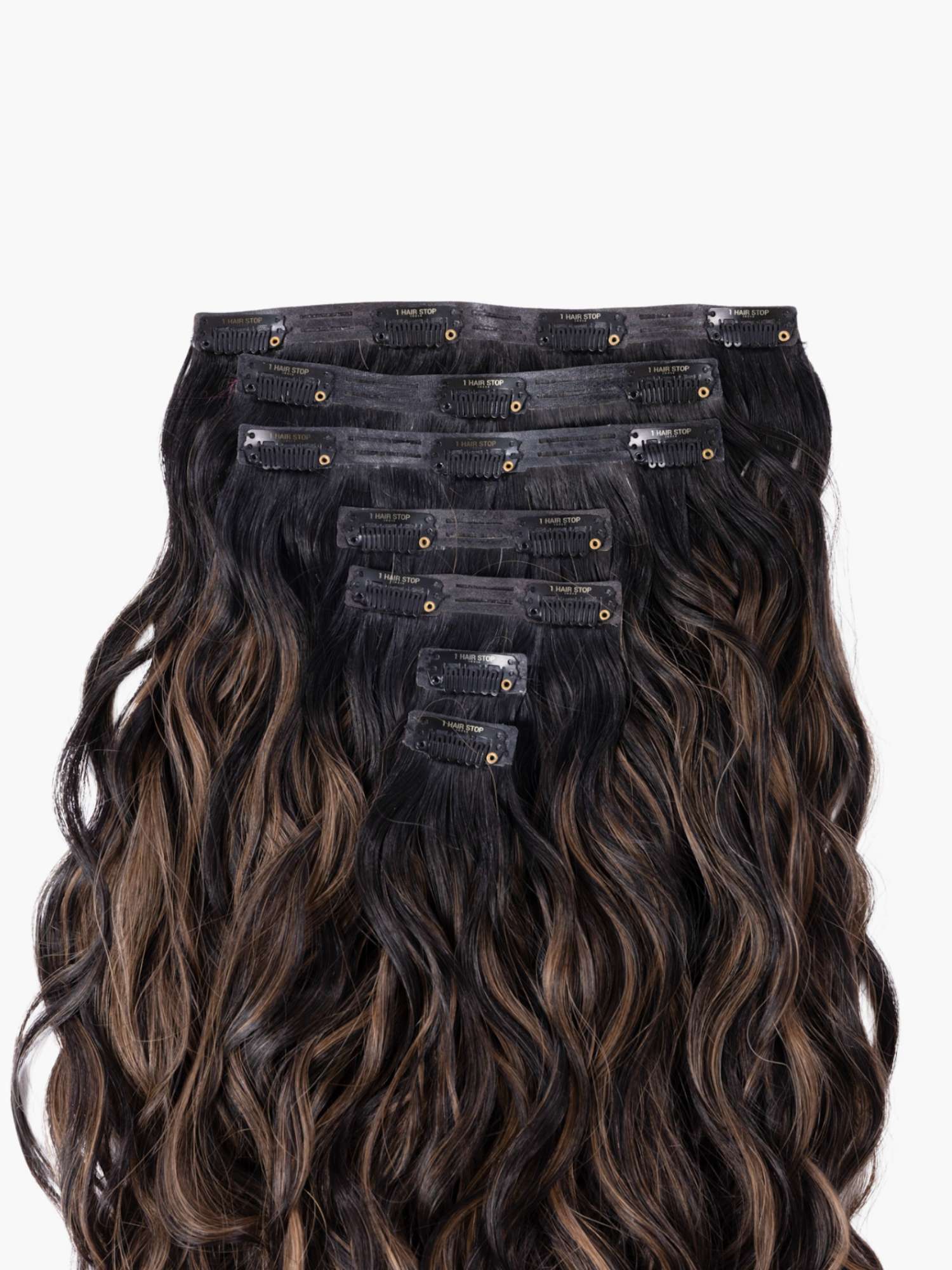 Ash Blonde Balayage 7 Set Clip-in Extensions