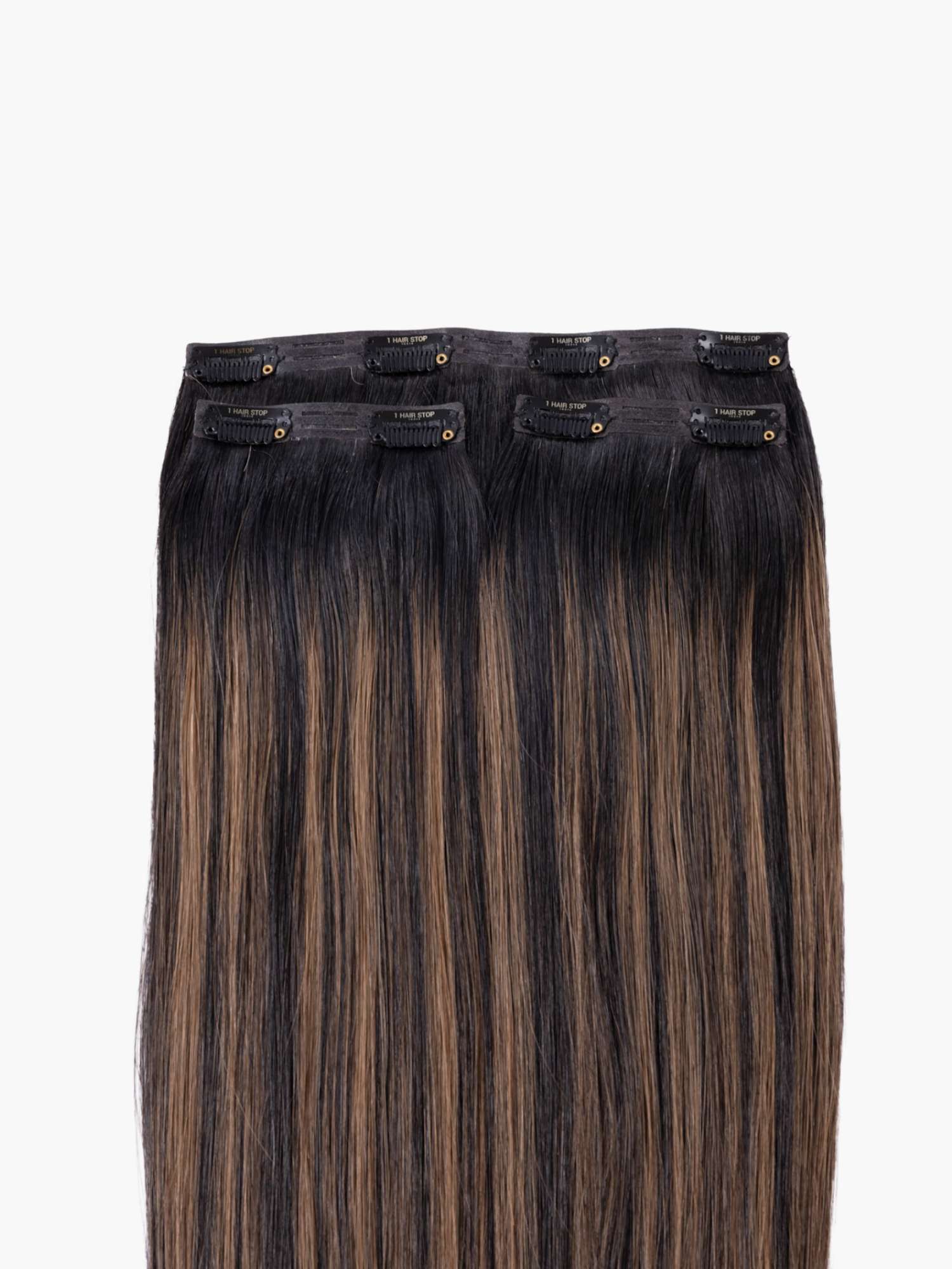 Ash Blonde Balayage - Seamless 3 Set Clip-in Extensions