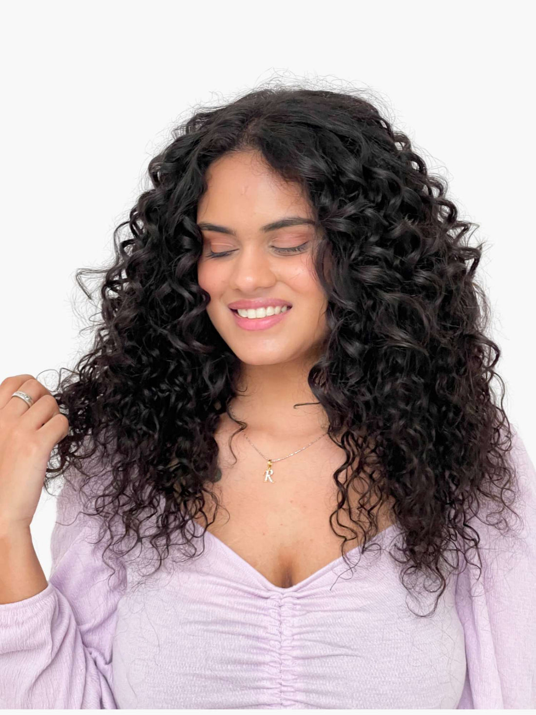 Curly-7 set clip-in hair extensions