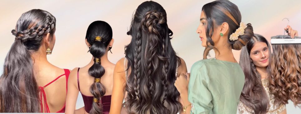 Hair styles with clip-ons