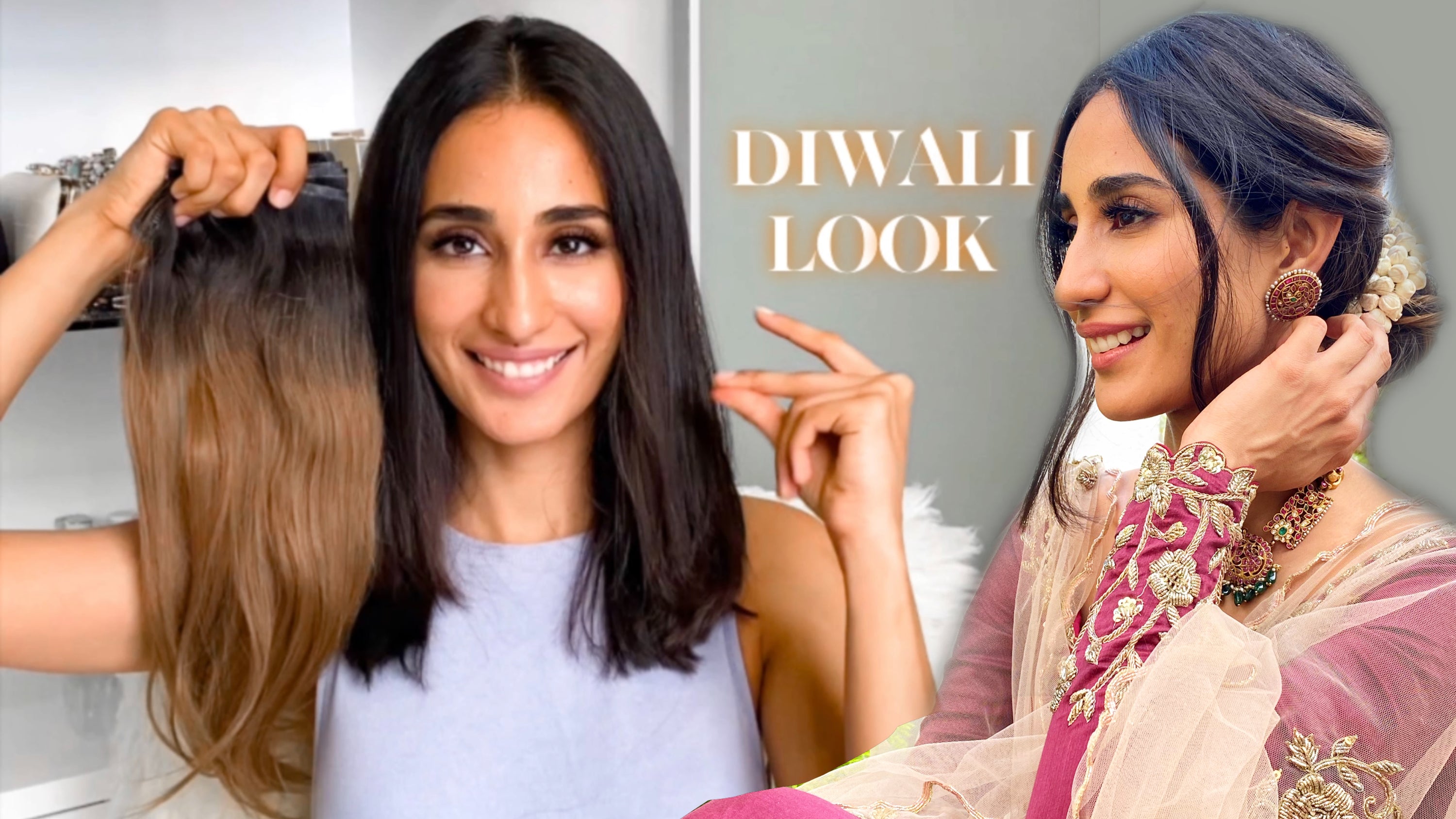 5 Diwali Party Looks With Clip-In Extensions