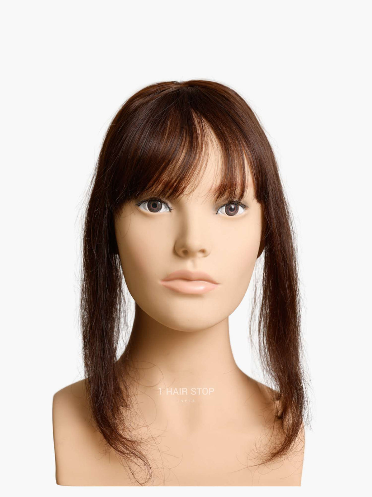 Buy 2.5X3 Inch Silk Hair Topper with Bangs Online