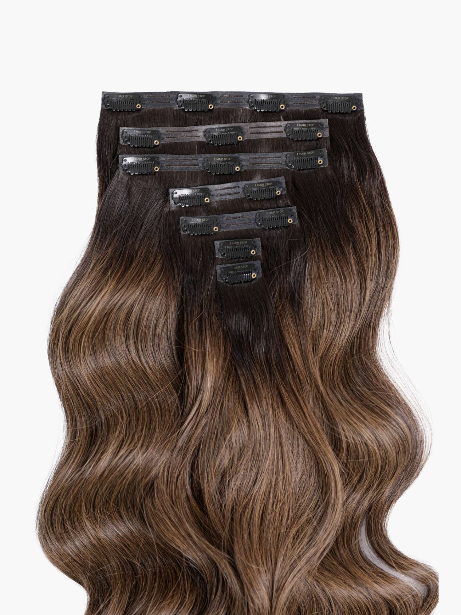 Ash Bronde Blend Seamless 7 Set Clip-in Extensions