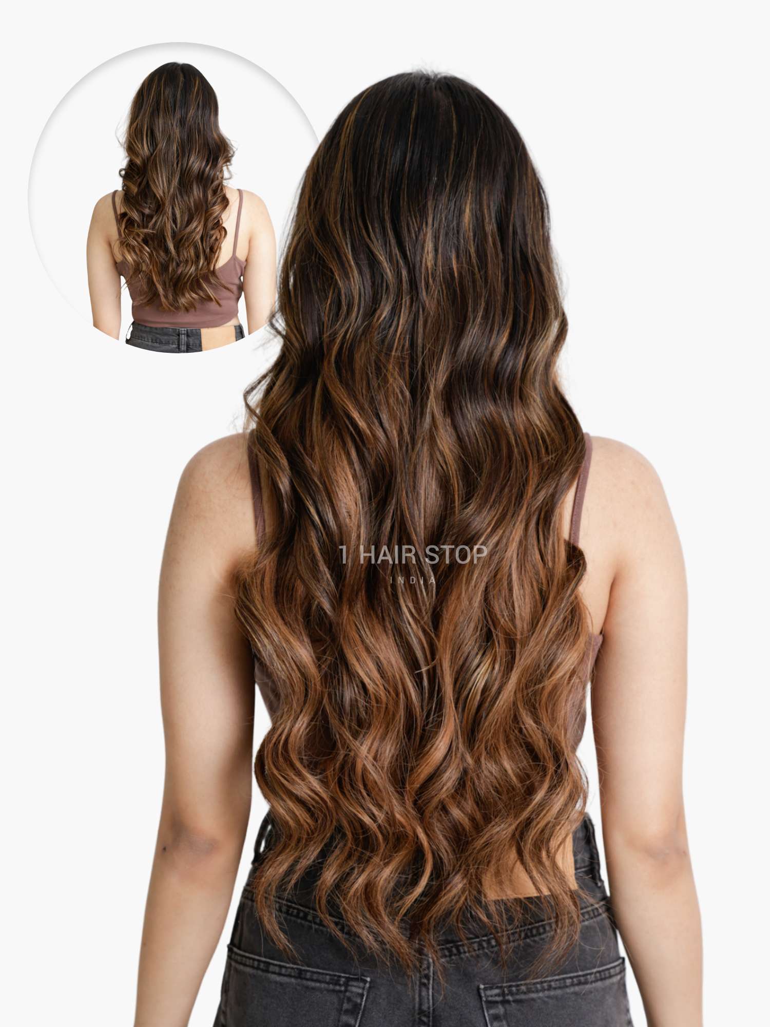 Chestnut Blend - Seamless 3 Set Clip-in Extensions