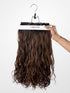 3 set mocha brown balayage clip-in extensions